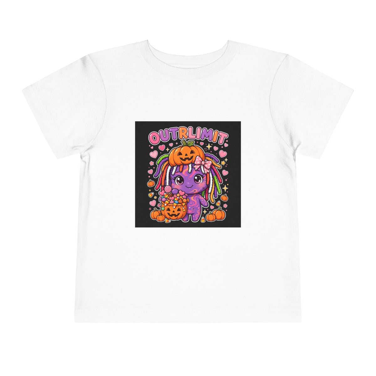 OUTRLIMIT Toddler Halloween Girl Monster Tee