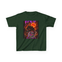 OUTRLIMIT TRAP Titan Orange Sun Haunted Tee - Kids