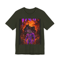 OUTRLIMIT TRAP Round Orange Sun Haunted Tee - Adult