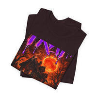 OUTRLIMIT TRAP Titan Orange Sun Haunted Tee - Adult
