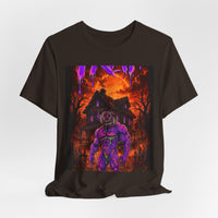 OUTRLIMIT TRAP Round Orange Sun Haunted Tee - Adult