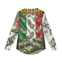 OUTRLIMIT Hustlin Made Me Rich AOP Long Sleeve - English
