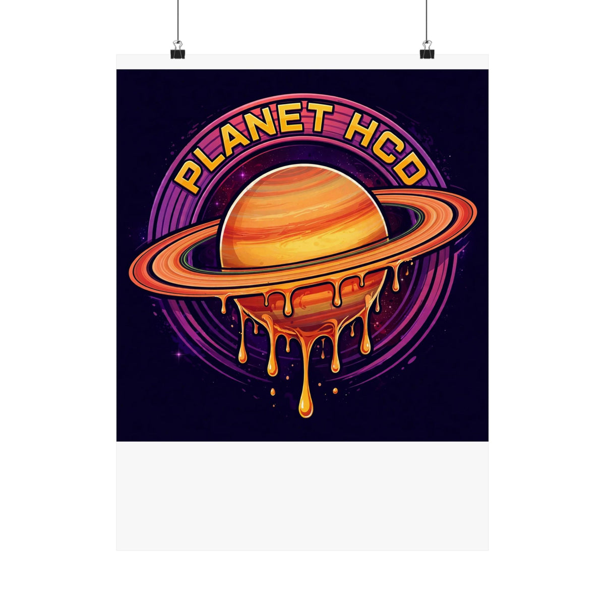 Dripping Planet Poster