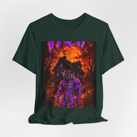 OUTRLIMIT TRAP Round Orange Sun Haunted Tee - Adult