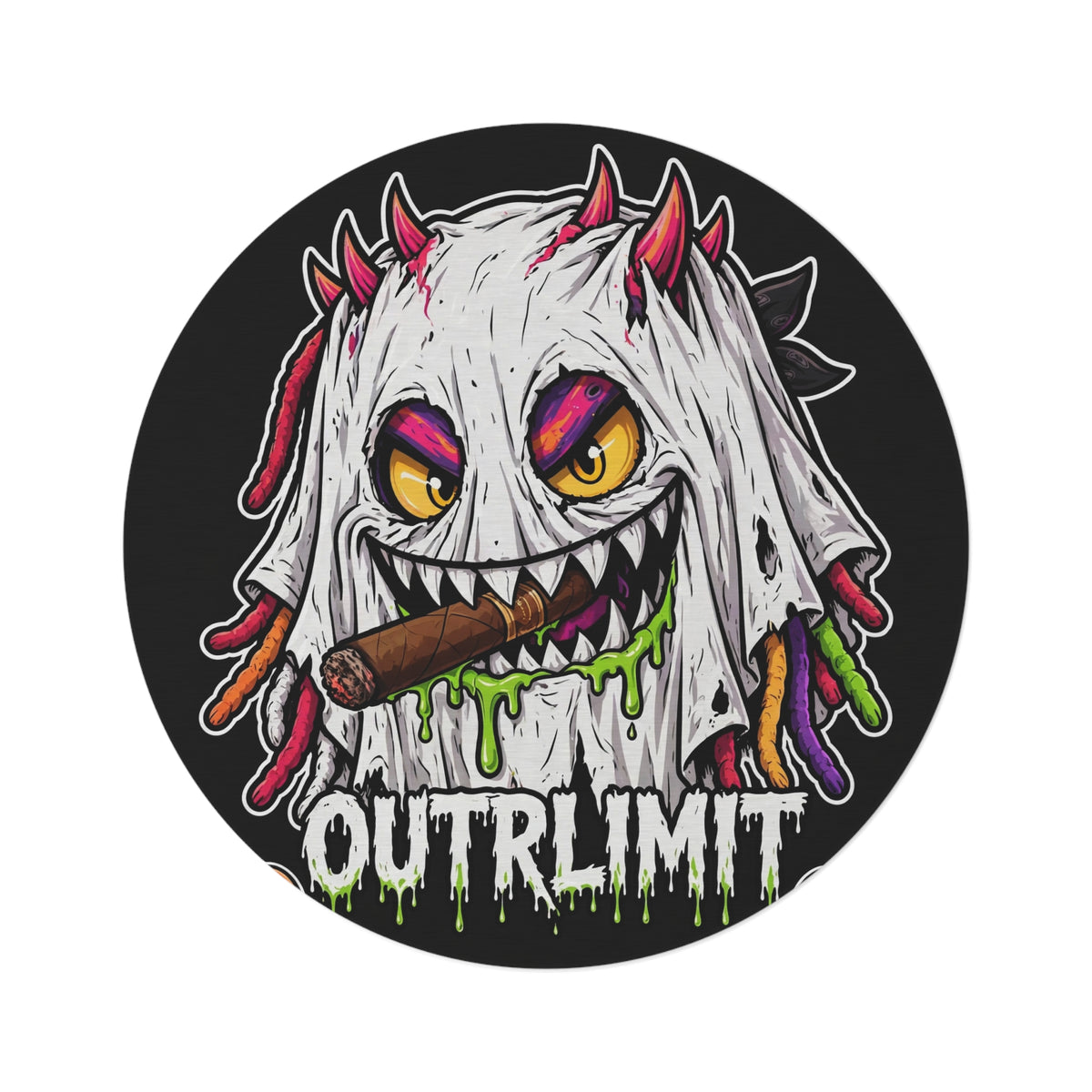 OUTRLIMIT Halloween Ghost Rug