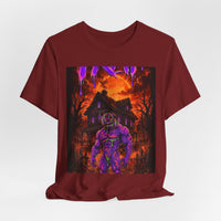 OUTRLIMIT TRAP Round Orange Sun Haunted Tee - Adult