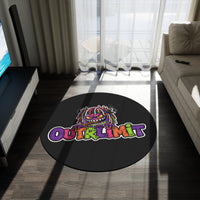 OUTRLIMIT Mascot Round Rug (Black)
