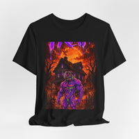 OUTRLIMIT TRAP Round Orange Sun Haunted Tee - Adult