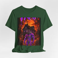 OUTRLIMIT TRAP Round Orange Sun Haunted Tee - Adult