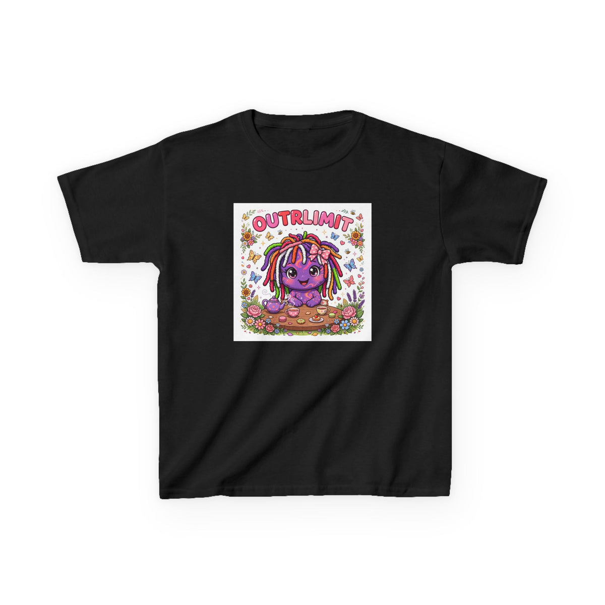 OUTRLIMIT Girls Tea Party Kids Tee