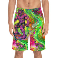 OUTRLIMIT Neon Drippy Surf AOP Board Shorts