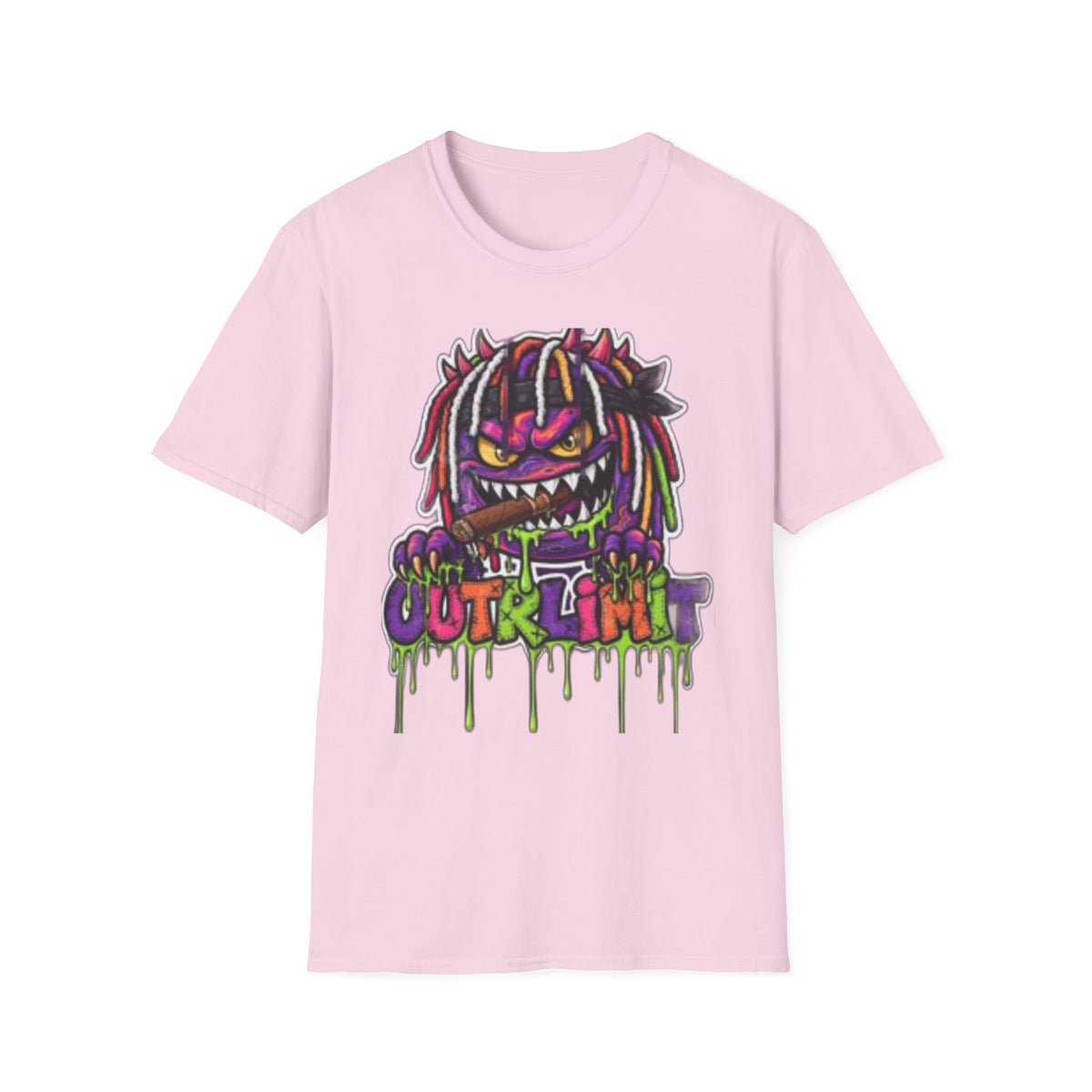 OUTRLIMIT Slime Tee (Soft Pink)