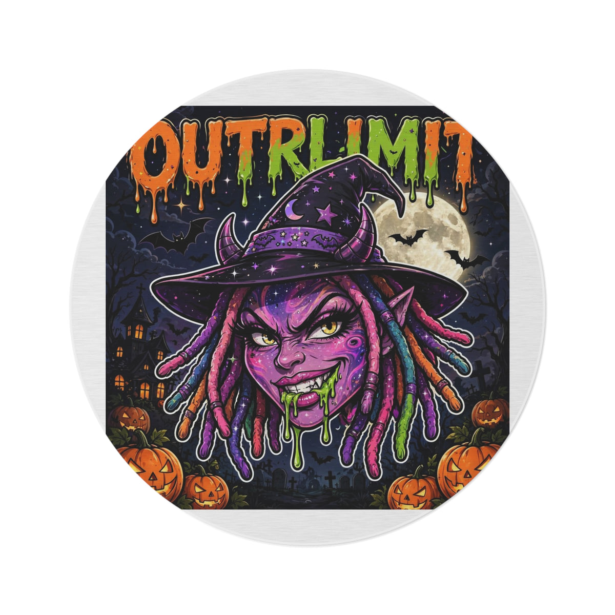 OUTRLIMIT Halloween Witch Wife Rug