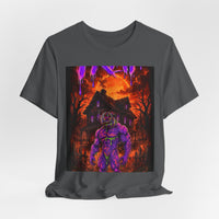 OUTRLIMIT TRAP Round Orange Sun Haunted Tee - Adult
