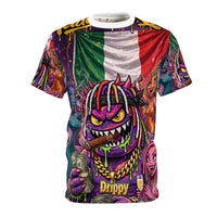 OUTRLIMIT Hustlin Made Me Rich AOP Tee - Italian Flag
