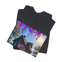 OUTRLIMIT TRAP Round Daytime Haunted Tee - Adult