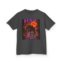 OUTRLIMIT TRAP Titan Orange Sun Haunted Tee - Kids