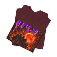 OUTRLIMIT TRAP Titan Orange Sun Haunted Tee - Adult