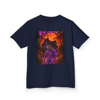 OUTRLIMIT TRAP Round Orange Sun Haunted Tee - Kids