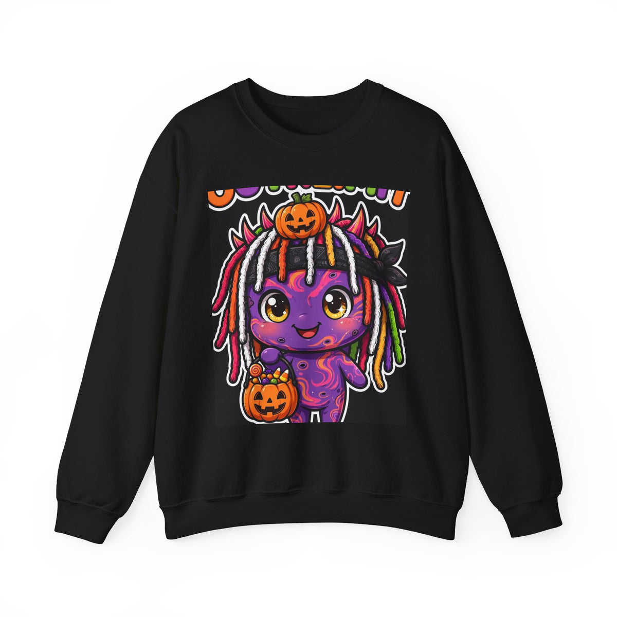 OUTRLIMIT Halloween Purple Monster Crewneck