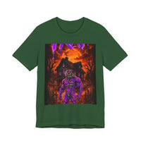 OUTRLIMIT TRAP Round Orange Sun Haunted Tee - Adult