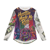 OUTRLIMIT Hustlin Made Me Rich AOP Long Sleeve - English