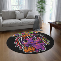 OUTRLIMIT Halloween Purple Monster Rug