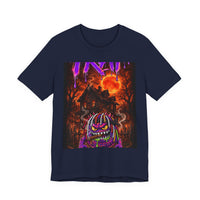 OUTRLIMIT TRAP Titan Orange Sun Haunted Tee - Adult