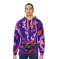 Psychedelic All-Over Print Hoodie