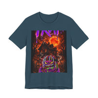 OUTRLIMIT TRAP Titan Orange Sun Haunted Tee - Adult