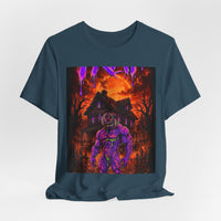 OUTRLIMIT TRAP Round Orange Sun Haunted Tee - Adult