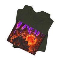 OUTRLIMIT TRAP Titan Orange Sun Haunted Tee - Adult