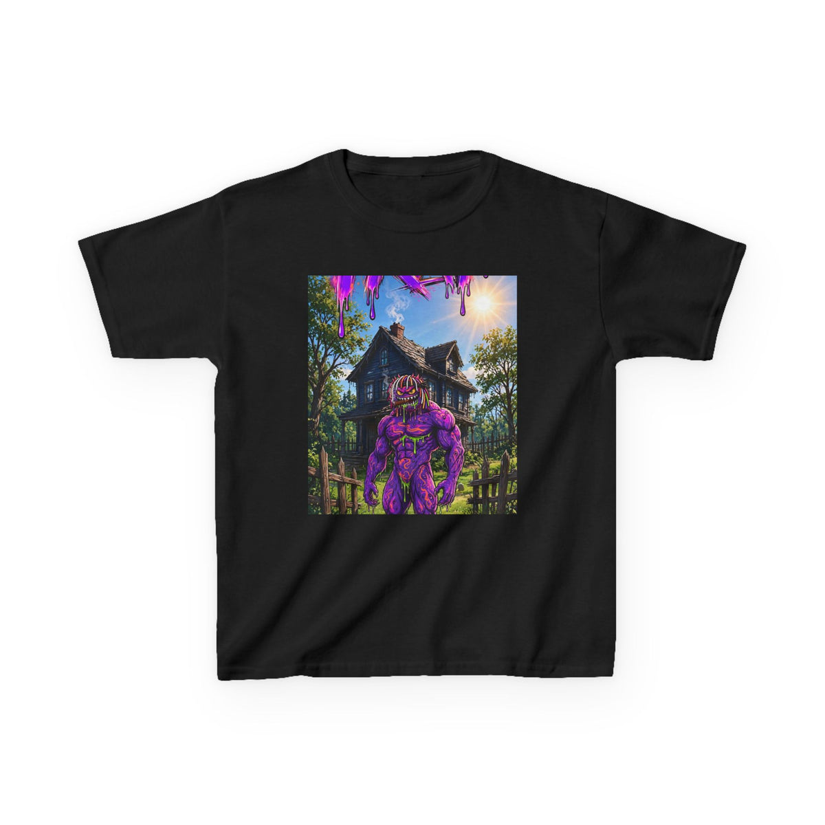 OUTRLIMIT TRAP Round Daytime Haunted Tee - Teen