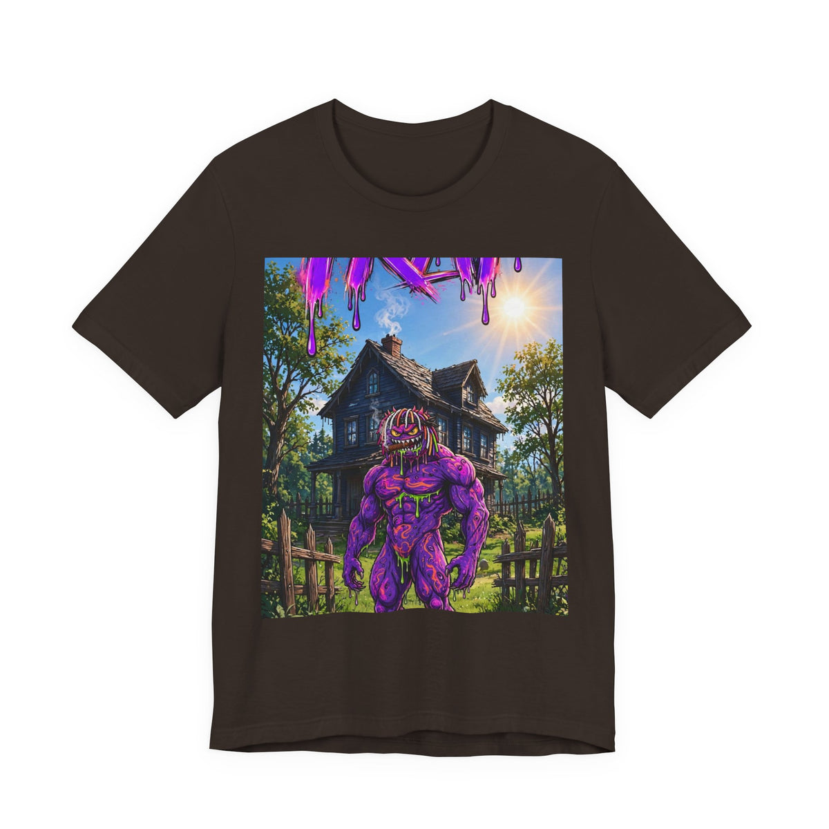 OUTRLIMIT TRAP Round Daytime Haunted Tee - Adult