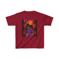 OUTRLIMIT TRAP Round Orange Sun Haunted Tee - Kids
