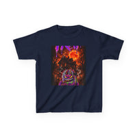 OUTRLIMIT TRAP Titan Orange Sun Haunted Tee - Kids