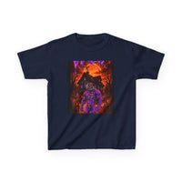 OUTRLIMIT TRAP Round Orange Sun Haunted Tee - Teen
