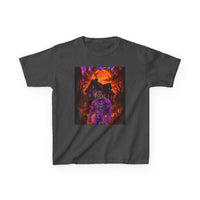 OUTRLIMIT TRAP Round Orange Sun Haunted Tee - Teen