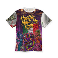 OUTRLIMIT Hustlin Made Me Rich AOP Tee - English