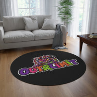 OUTRLIMIT Mascot Round Rug (Black)