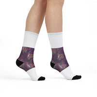 OUTRLIMIT Purple Monster Crew Socks - Men's