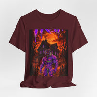 OUTRLIMIT TRAP Round Orange Sun Haunted Tee - Adult