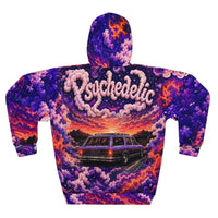 Psychedelic All-Over Print Hoodie