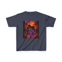 OUTRLIMIT TRAP Round Orange Sun Haunted Tee - Kids