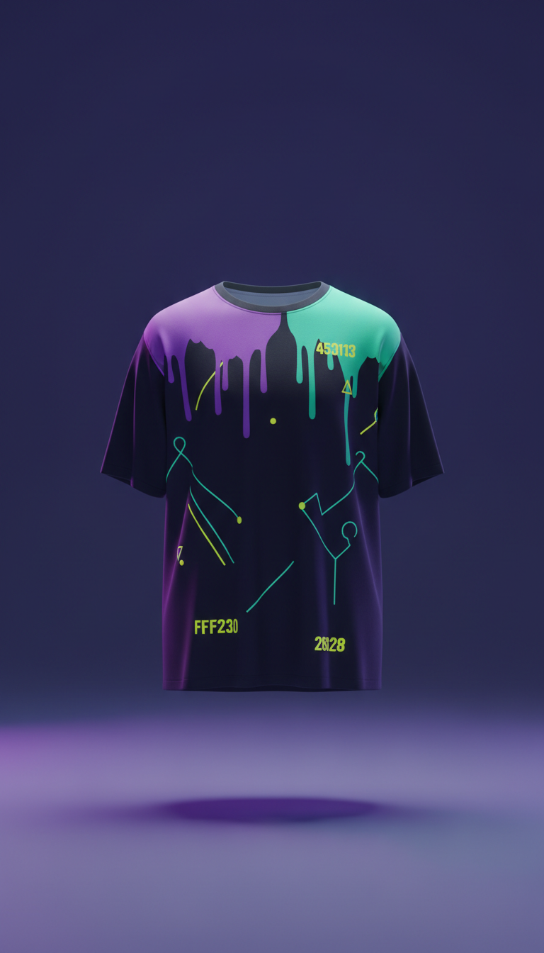 Glow-in-the-dark graphic tee