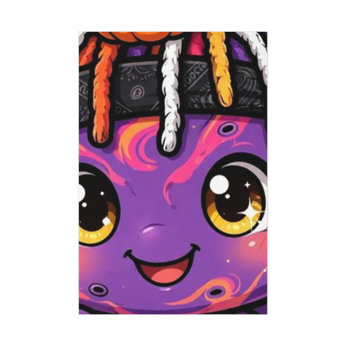 OUTRLIMIT Halloween Purple Monster Poster