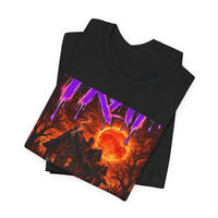 OUTRLIMIT TRAP Titan Orange Sun Haunted Tee - Adult