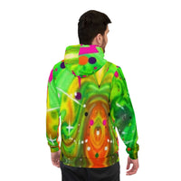 OUTRLIMIT Neon Drippy Surf AOP Hoodie