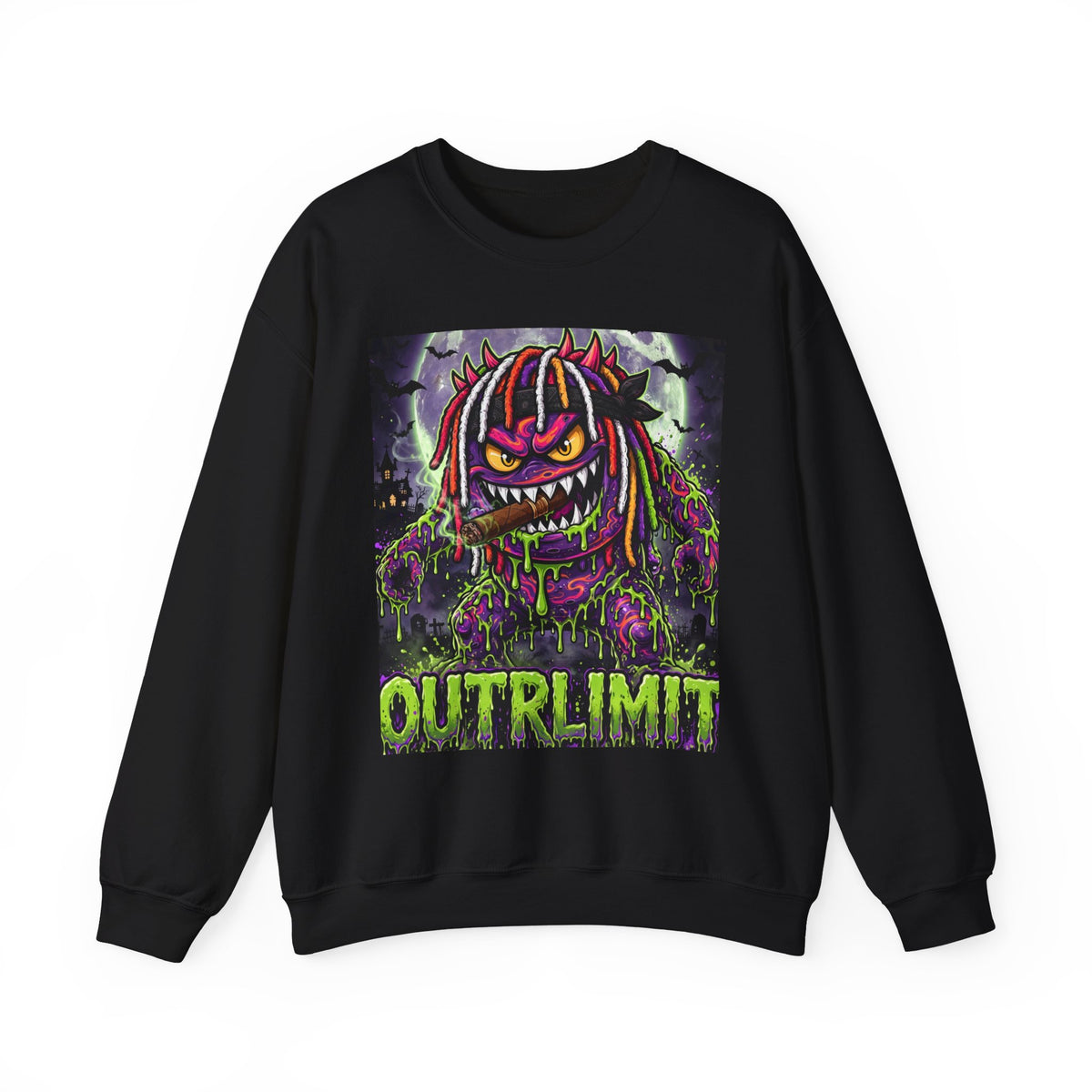 OUTRLIMIT Halloween Toxic Slime Crewneck