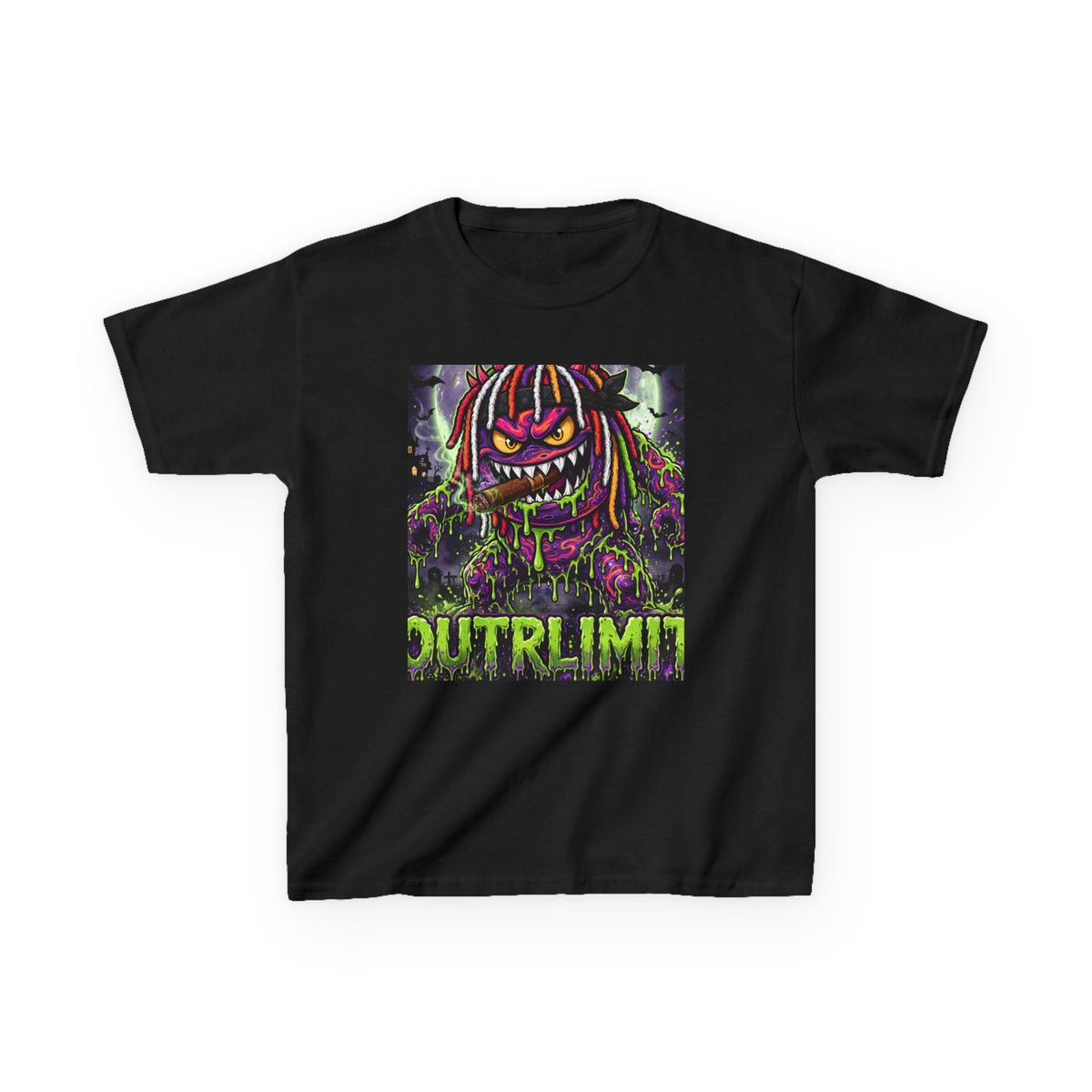 OUTRLIMIT Halloween Toxic Slime Kids Tee